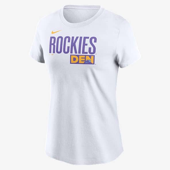 売れ筋商品|||ナイキ カットソー トップス レディース Women's White Colorado Rockies  Limited Jersey White Colorado Rockies City Connect Boxy Women's Nike MLB T-Shirt